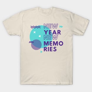 New year New Memories t-shirt design T-Shirt